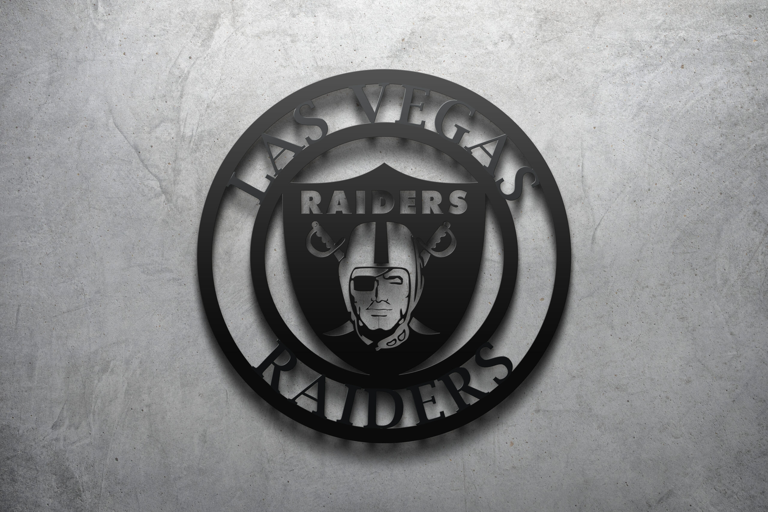 Las Vegas Raiders Metal Wall Art