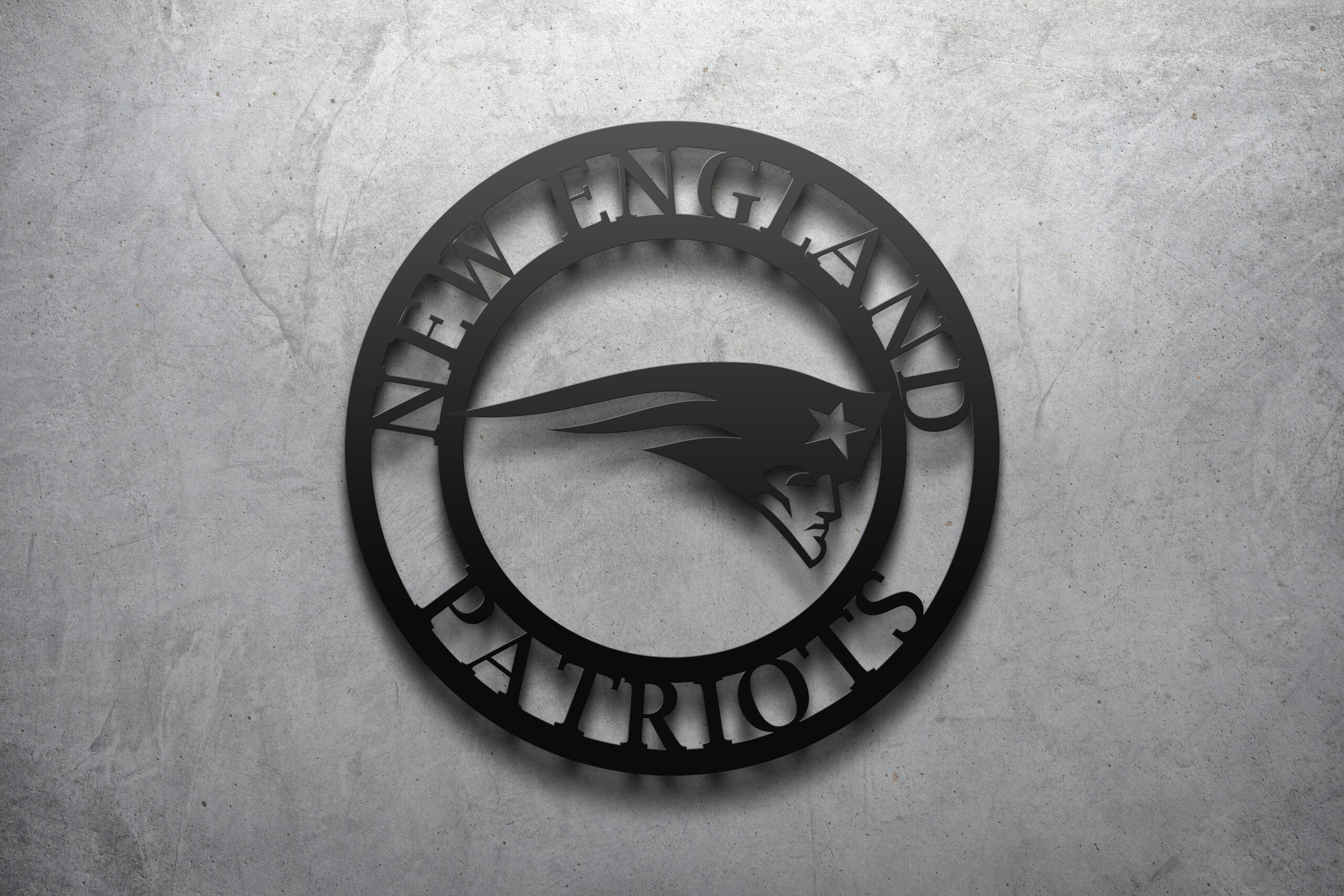 NFL New England Patriots Metal Wall Art